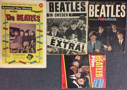 BEATLES : 4 magazines (VG to EX).