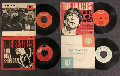 BEATLES & Tony Sheridan : 4 x 7'' , POLYDOR,...