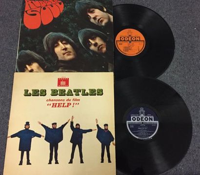 BEATLES : 2xLP HELP!, ODEON OSX230, France,...