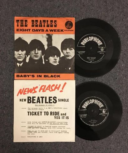 BEATLES : 2 x 7'' Eight Days A Week, PARLOPHONE...