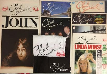BEATLES Club Sandwich : 7 magazines (EX)...