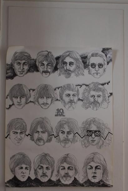 THE BEATLES : 10th Anniversary, poster 60...
