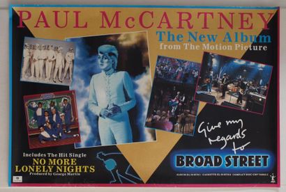 PAUL McCARTNEY : Board Street, promo poster,...