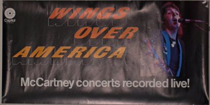 WINGS : Over America, promo poster CAPITOL,...