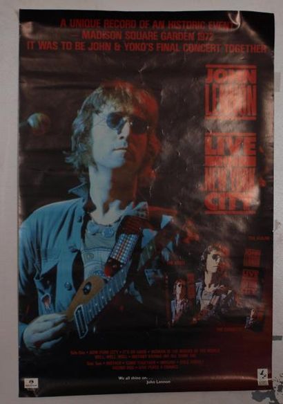 JOHN LENNON : Live In New York City, poster,...