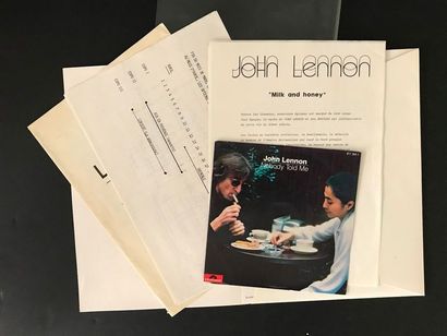 John Lennon Milk And Honey French Promo media...