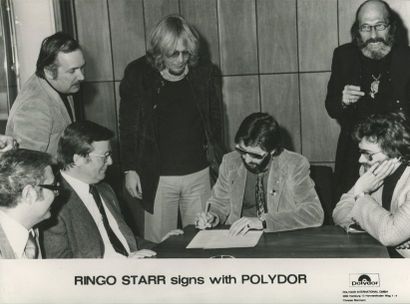 Ringo Starr joining Polydor press kit March...