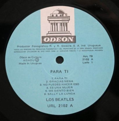 Uruguay Los Beatles Para Ti Odeon URL 2102...
