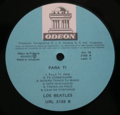 Uruguay Los Beatles Para Ti Odeon URL 2102...