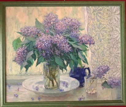 PETROV

'' Le lilas à la fenêtre''

Huile...