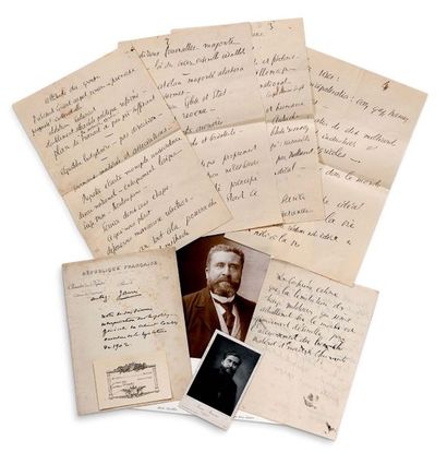 JAURÈS Jean (1859-1914) homme politique
MANUSCRIT...