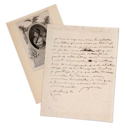JOSÉPHINE (1761-1814) Impératrice des Français,...