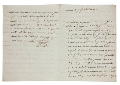 LANNES Jean (1769-1809) maréchal d'Empire
L.A.S....