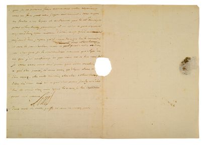 LOUIS XVI (1754-1793) Roi de France
L.A.S....
