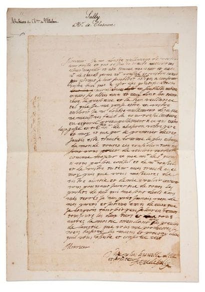 SULLY Maximilien de Béthune, baron puis marquis...