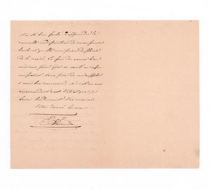 ALEXANDRE II (1818-1881) Tsar de Russie

L.A.S....