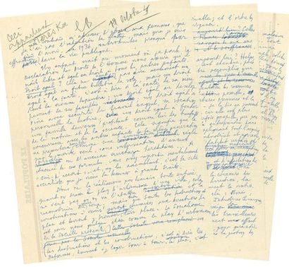 BLUM Léon (1872-1950) homme politique

MANUSCRIT...