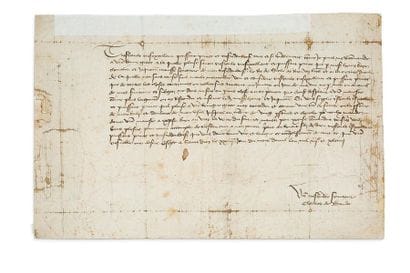 [CHARLES VII (1403-1461) Roi de France] BADEN...