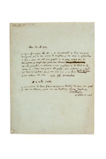 DESMOULINS Camille (1760-1794) journaliste...