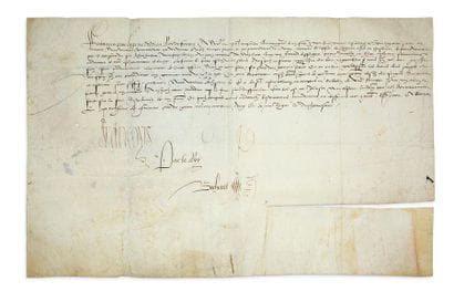 FRANÇOIS Ier (1494-1547) Roi de France

P.S....