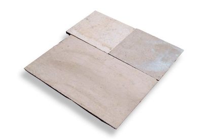 Dallage rectangulaires en pierre dure. Ep....