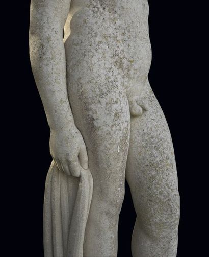 Statue d'un Faune en pierre dans le goût...