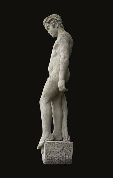 Statue d'un Faune en pierre dans le goût...