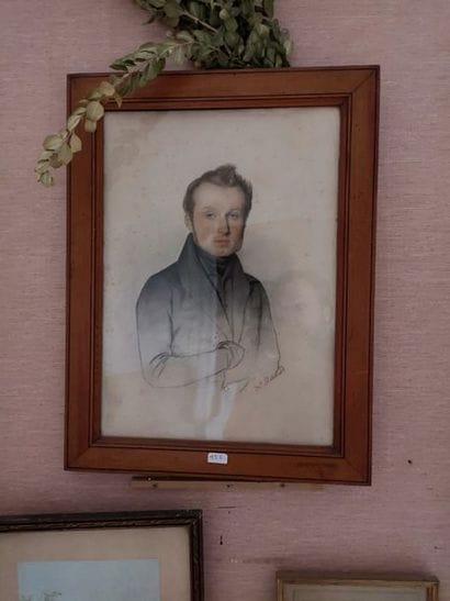 School XIXth 

Portrait of a young man

watercolour...