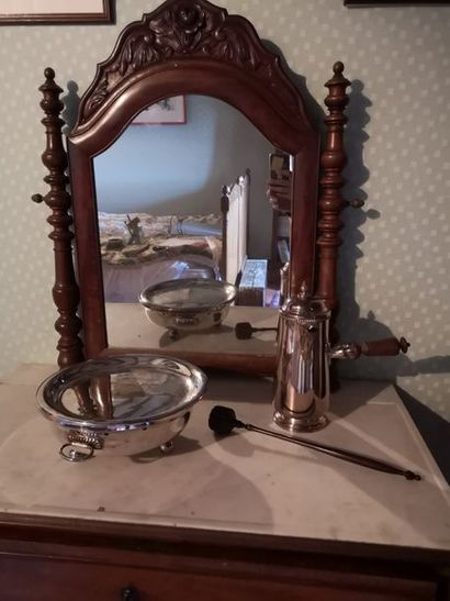 Silver plated metal chocolate maker and its...