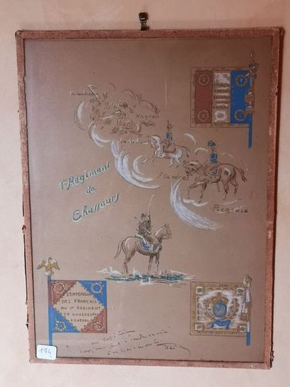 Military set comprising a painted metal plate...