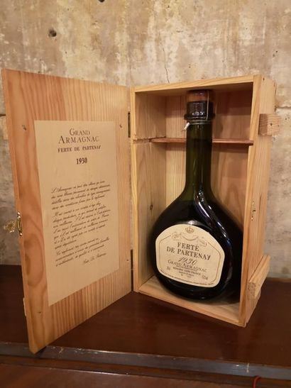 1 bouteille GRAND ARMAGNAC FERTE DE PARTENAY...