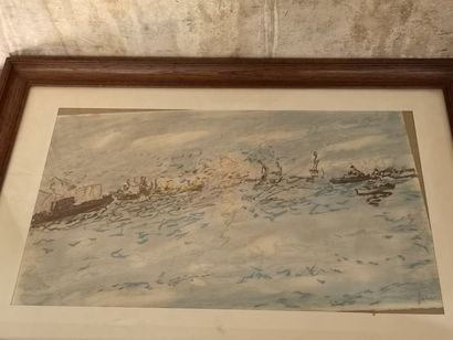 Jean FUSARO (né en 1925)

Sète, bateaux à...