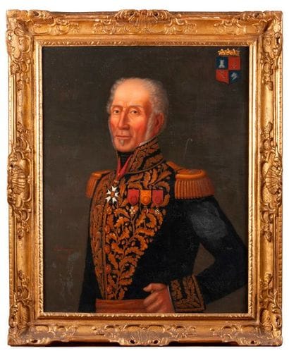 Ecole FRANCAISE vers 1840

Portrait du baron-général...