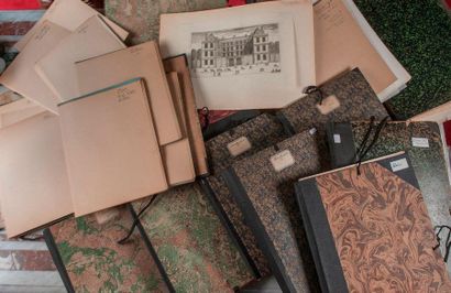 Important lot de lithographies et gravures:...