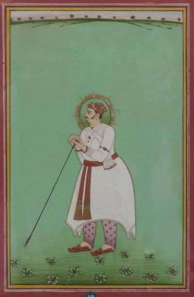 Portrait de l’empereur moghol Akbar.

L’empereur...