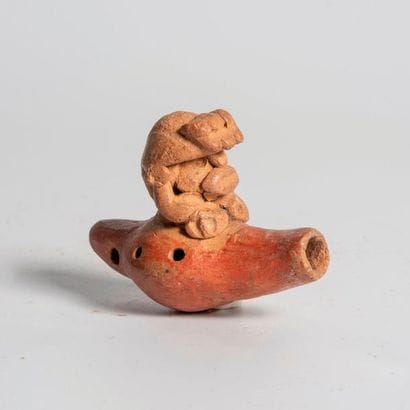 Ocarina représentant un personnage sur une...
