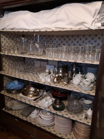 Lot de verres Baccarat.