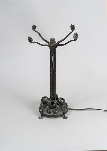 Lampe en fer forgé, art nouveau 

Pied dans...