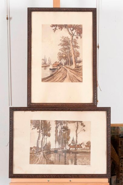 Geo DORIS et R. CABUY

Paysages

Deux gravures...