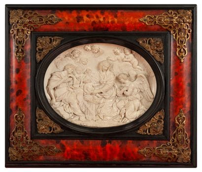 L’Adoration des anges

Médaillon ovale d’ivoire...