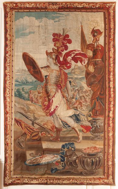 Portière en tapisserie de Bruxelles vers...