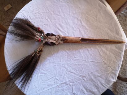Ensemble d’objets ethnographiques Asmat collecté...