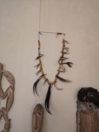 Ensemble d’objets ethnographiques Asmat collecté...