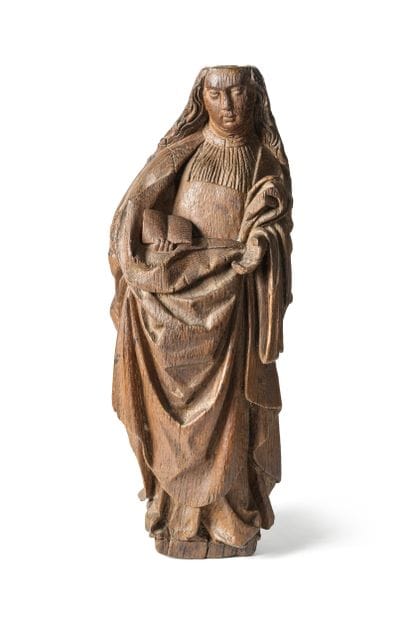 Sainte en chêne sculpté.

Haut. : 45 cm
...