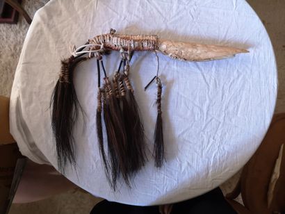 Ensemble d’objets ethnographiques Asmat collecté...