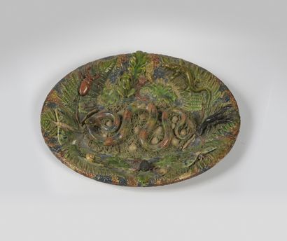 PALISSY bernard, suiveur de 

Plat ovale...