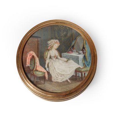 Attribué à Pierre-ANTOINE BAUDOIN (1723-1769)

L’agréable...