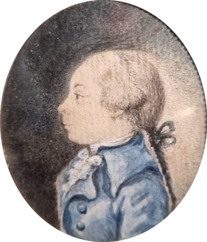 CARMONTELLE entourage de 

Deux profils d’enfant

Paire...