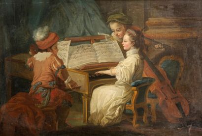 D’après Carl Van Loo, XVIIIe siècle

Allégorie...