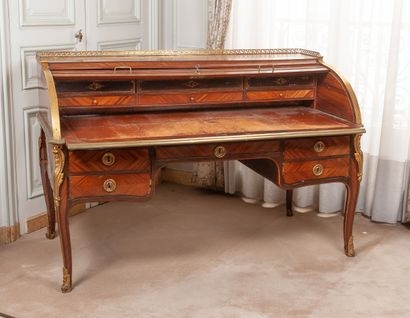 Léonard BOUDIN (1735-1807) 

Large bureau...